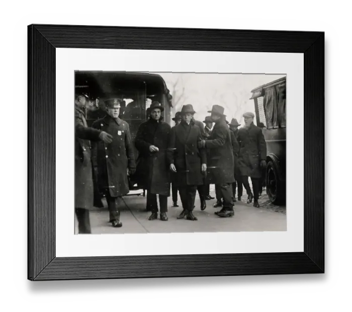 Framed Print : Detention Of IWW Members Framed Print : Detention Of IWW Members