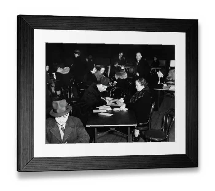 Framed Print : Unemployed Registration In Massachusetts Framed Print : Unemployed Registration In Massachusetts