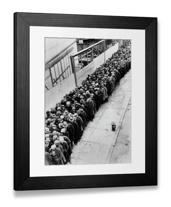 Framed Print : People Waiting In Line Framed Print : People Waiting In Line