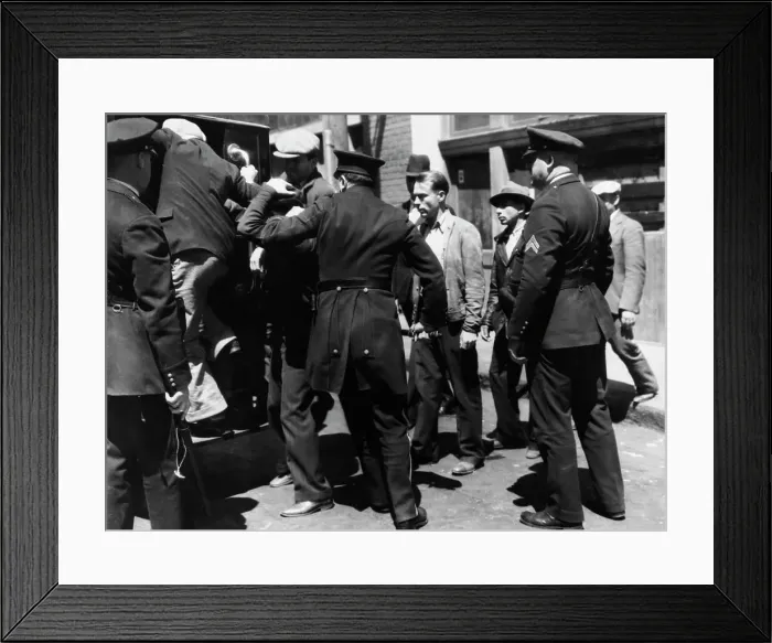 Framed Print : Arrest Of Suspected Communists Framed Print : Arrest Of Suspected Communists