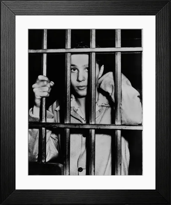 Framed Print : Teenage Murder Suspect Framed Print : Teenage Murder Suspect