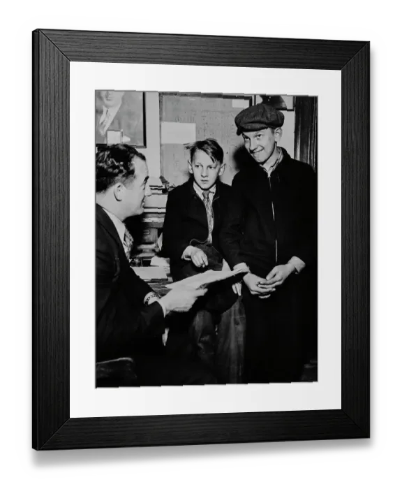 Framed Print : Young Extortionists Framed Print : Young Extortionists