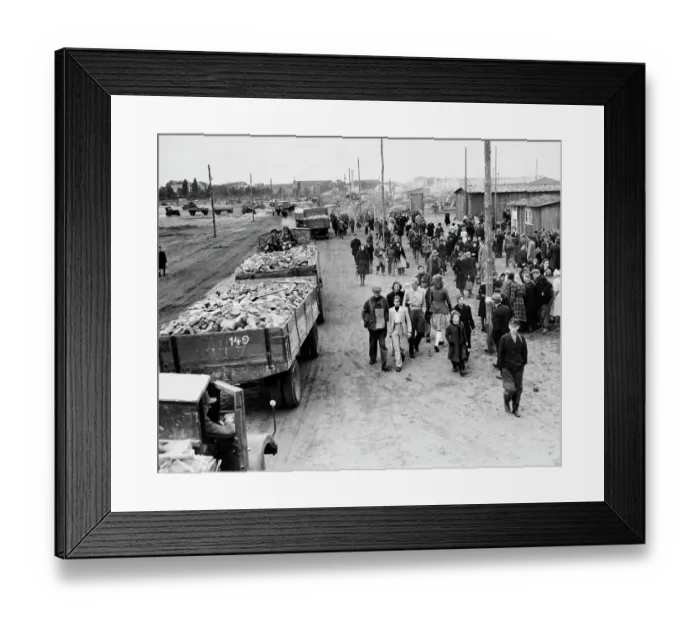 Framed Print : People At Airfield Construction Site Framed Print : People At Airfield Construction Site