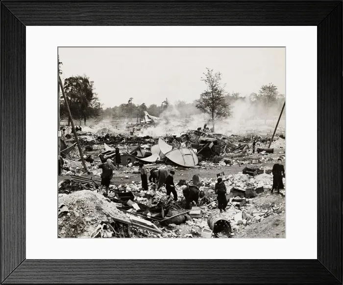 Framed Print : People Scavenging In Rubbish Dump Framed Print : People Scavenging In Rubbish Dump