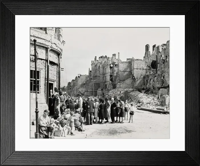 Framed Print : People Queueing In Berlin