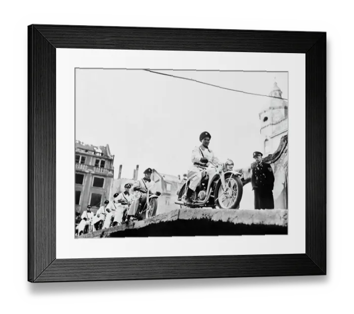 Framed Print : New German Traffic Police Framed Print : New German Traffic Police