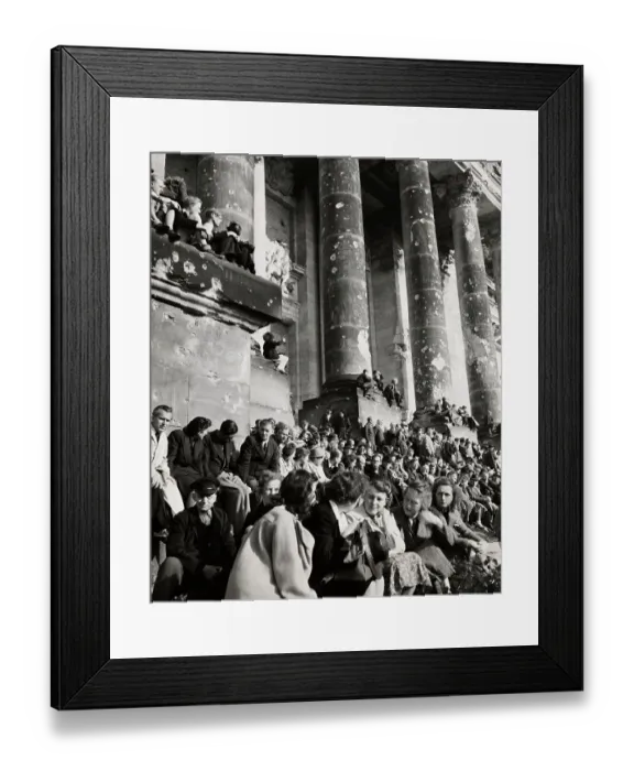 Framed Print : Anti-Communist Rally In Berlin Framed Print : Anti-Communist Rally In Berlin