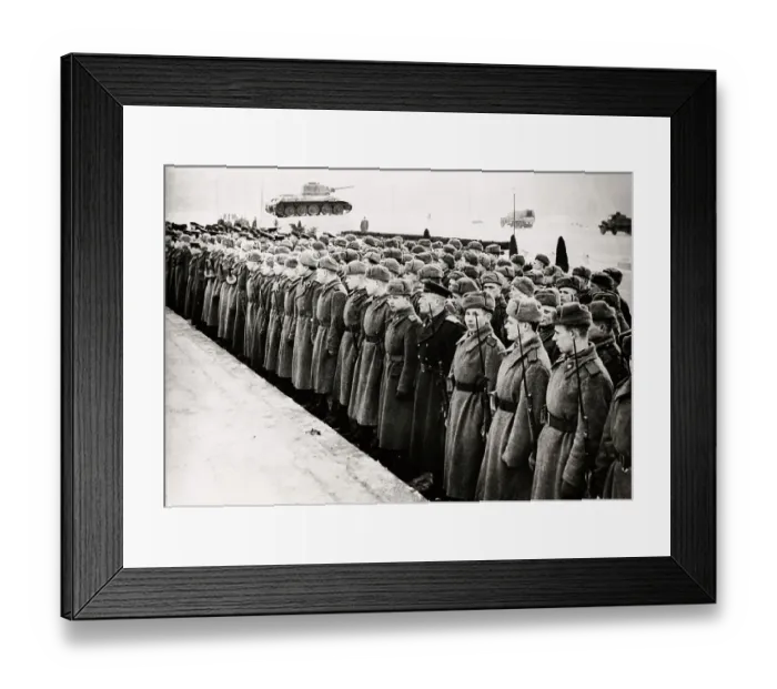 Framed Print : Soviet Soldiers In Berlin Framed Print : Soviet Soldiers In Berlin