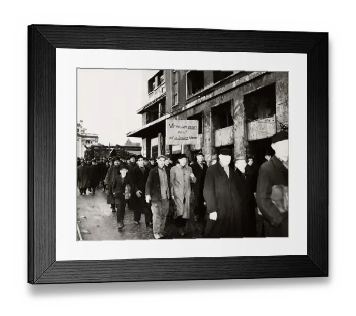 Framed Print : Industrial Unrest In Essen Framed Print : Industrial Unrest In Essen