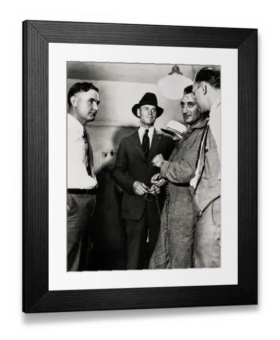 Framed Print : Bank Robber Harvey Bailey Framed Print : Bank Robber Harvey Bailey