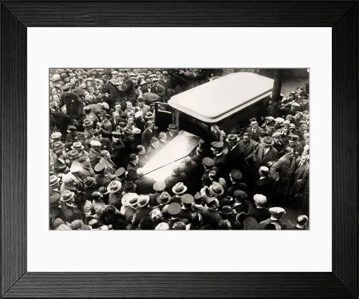 Framed Print : Funeral Of Dion O'Banion Framed Print : Funeral Of Dion O'Banion