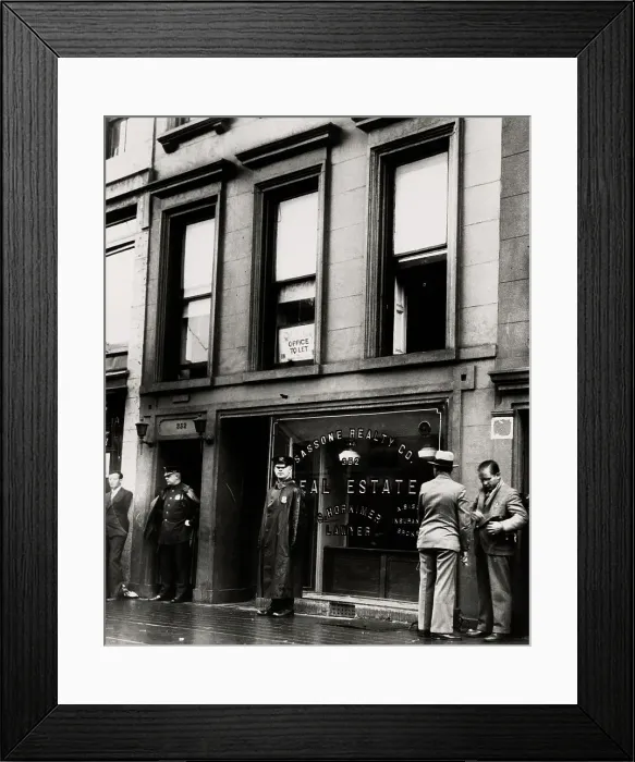 Framed Print : Police Guarding Murder Scene Framed Print : Police Guarding Murder Scene
