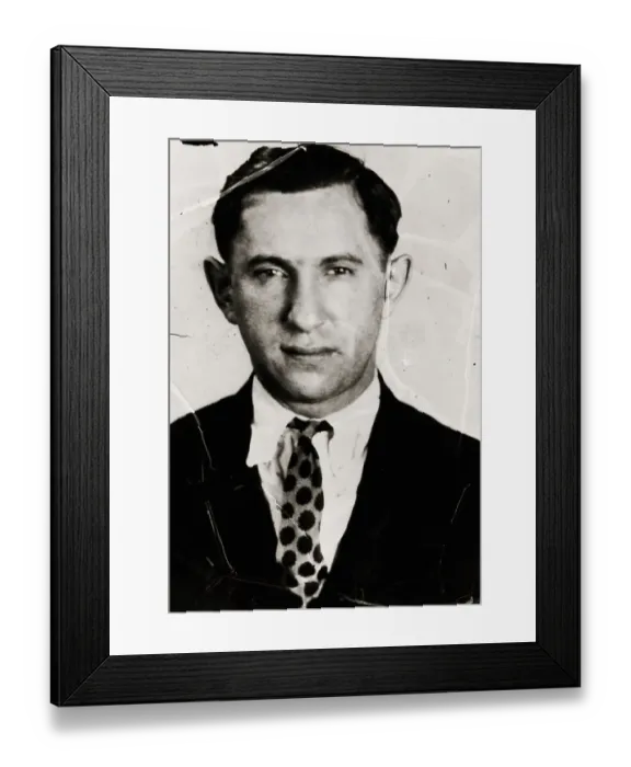 Framed Print : Purple Gang Mobster Joe Sutker Framed Print : Purple Gang Mobster Joe Sutker