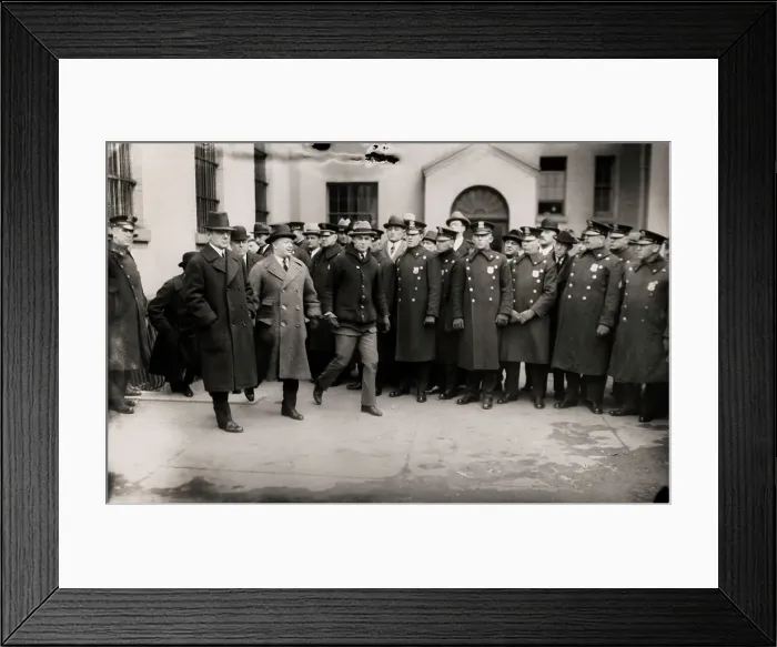 Framed Print : Morris Diamond Leaving Brooklyn Court Framed Print : Morris Diamond Leaving Brooklyn Court