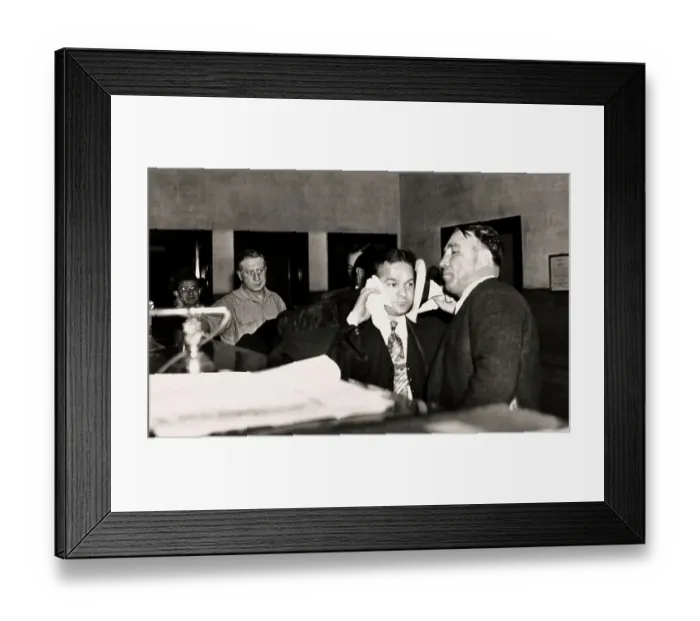 Framed Print : Gangsters At Police Station Framed Print : Gangsters At Police Station