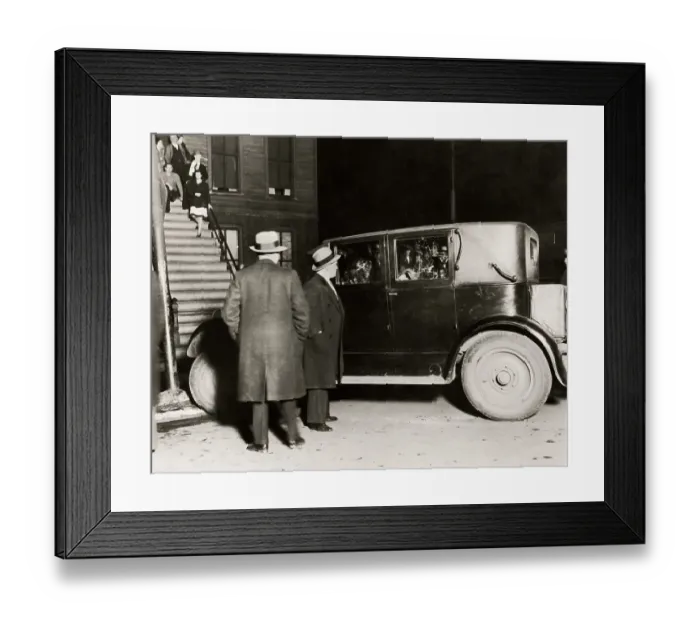 Framed Print : Bullet-Riddled Car Framed Print : Bullet-Riddled Car
