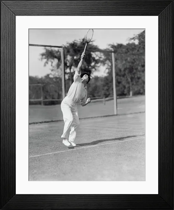 Framed Print : Anthony Wilding Swinging Tennis Racquet Framed Print : Anthony Wilding Swinging Tennis Racquet