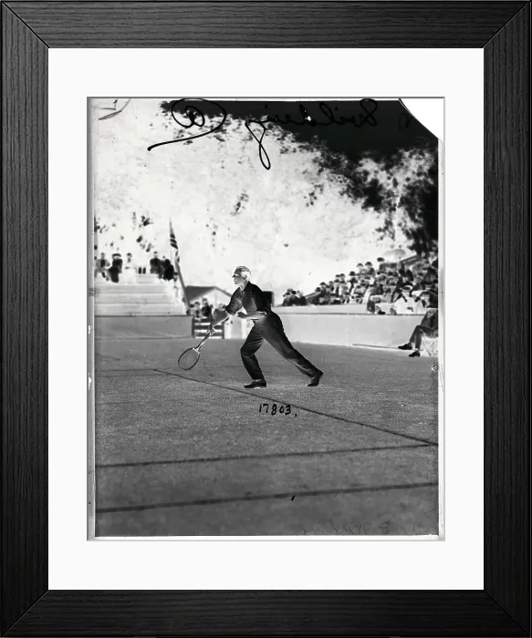 Framed Print : Anthony Wilding Playing Tennis Framed Print : Anthony Wilding Playing Tennis
