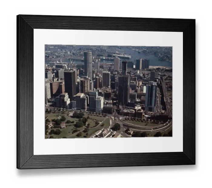 Framed Print : Sydney Cityscape Framed Print : Sydney Cityscape