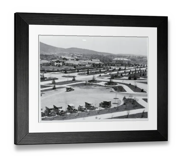 Framed Print : View of Canberra, Australia Framed Print : View of Canberra, Australia