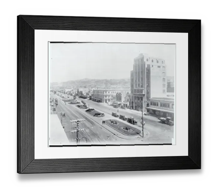 Framed Print : View of Wellington, New Zealand Framed Print : View of Wellington, New Zealand