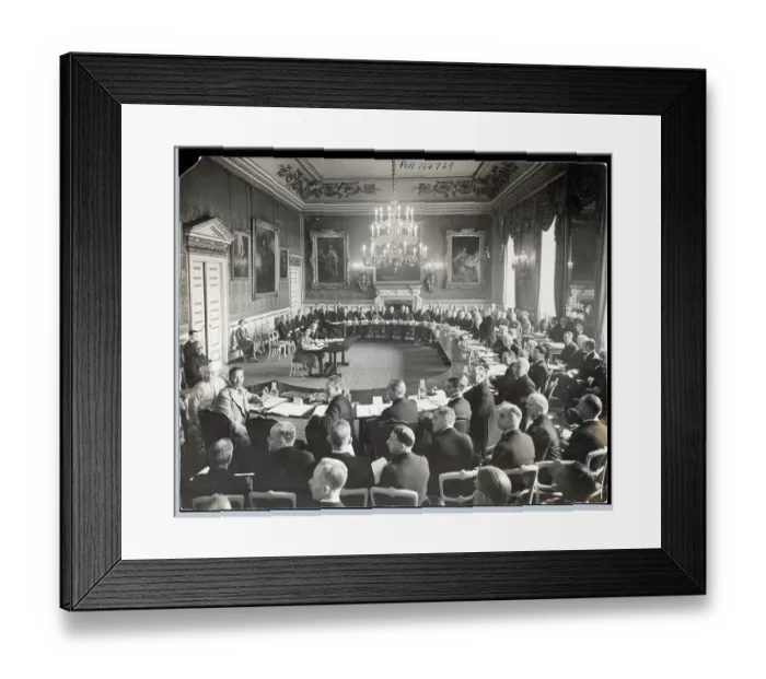 Framed Print : Opening of the Empire Conference