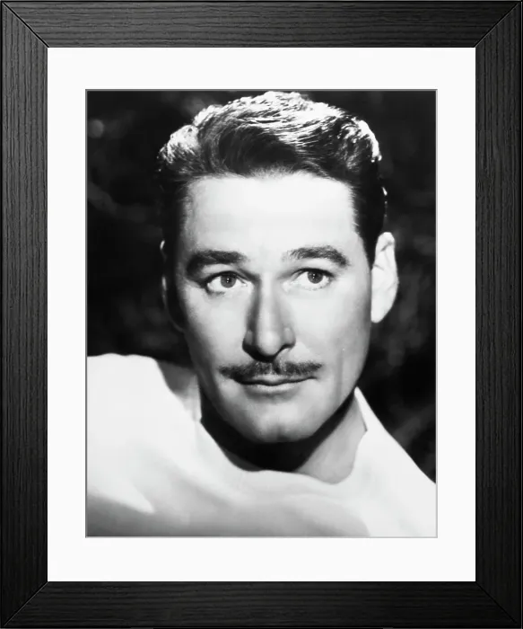 Framed Print : Portrait of Errol Flynn Framed Print : Portrait of Errol Flynn