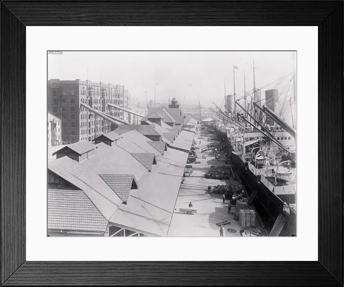 Framed Print : Scene of Wool Industry in Australia Framed Print : Scene of Wool Industry in Australia