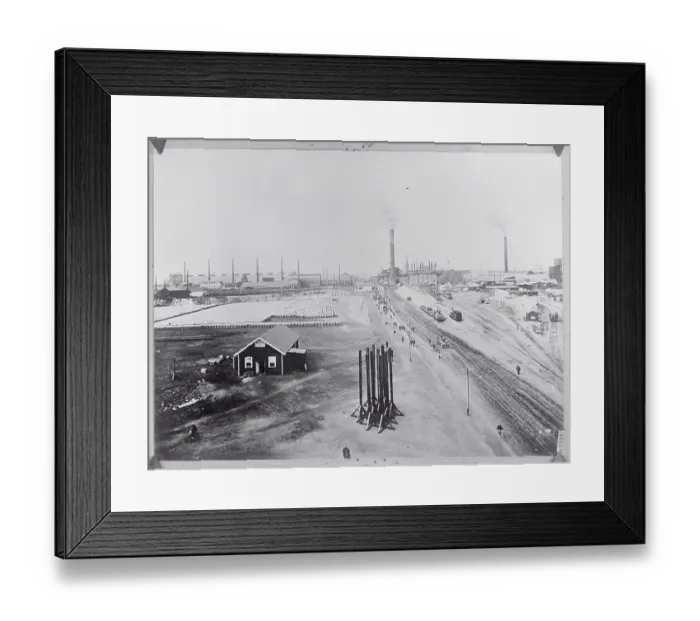 Framed Print : View of Broken Hill Association