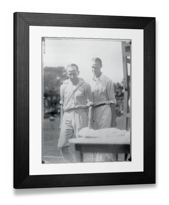 Framed Print : Pat O'Hara Wood with James Anderson Framed Print : Pat O'Hara Wood with James Anderson