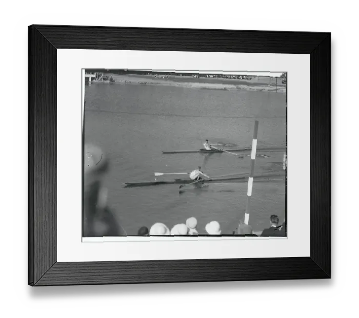 Framed Print : Bobby Pearce Competing in Single Scull Championship Framed Print : Bobby Pearce Competing in Single Scull Championship