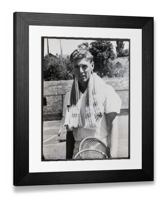 Framed Print : Frank Sedgman In Tennis Clothes Framed Print : Frank Sedgman In Tennis Clothes