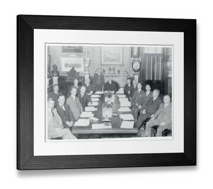 Framed Print : Portrait of Australian Labor Cabinet