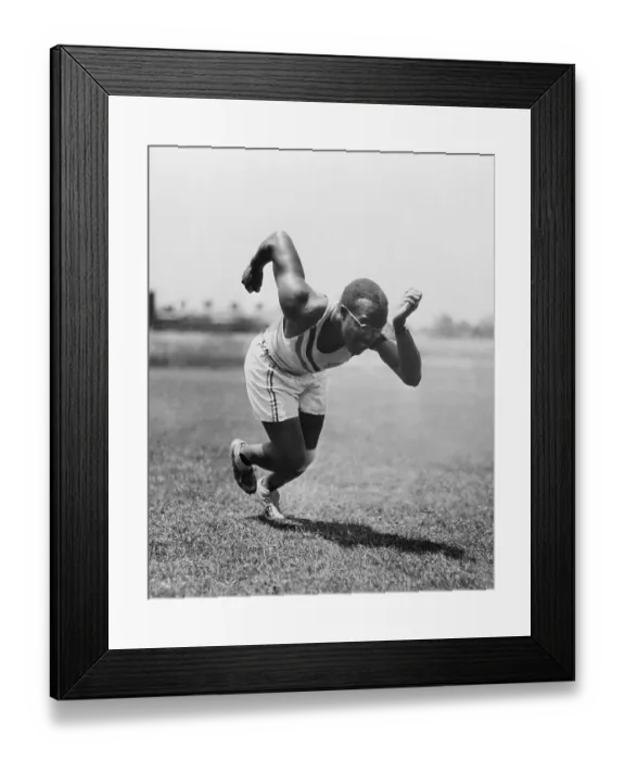 Framed Print : Eddie Tolan Running Framed Print : Eddie Tolan Running