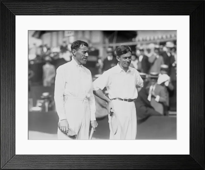 Framed Print : Tennis Opponents Pausing Framed Print : Tennis Opponents Pausing