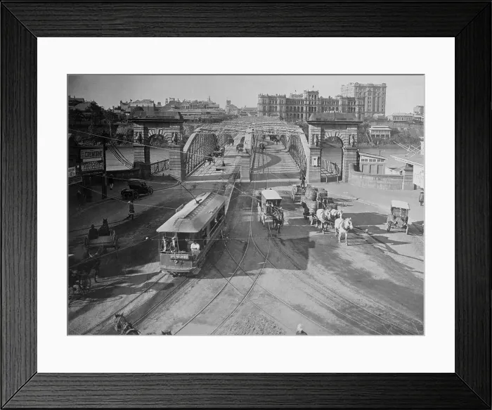Framed Print : View of Victoria Bridge