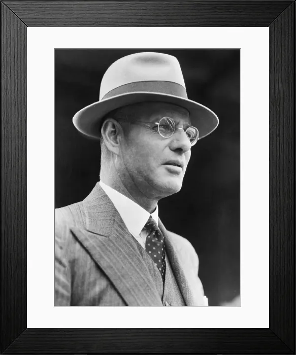 Framed Print : John Curtin Wearing a Hat Framed Print : John Curtin Wearing a Hat