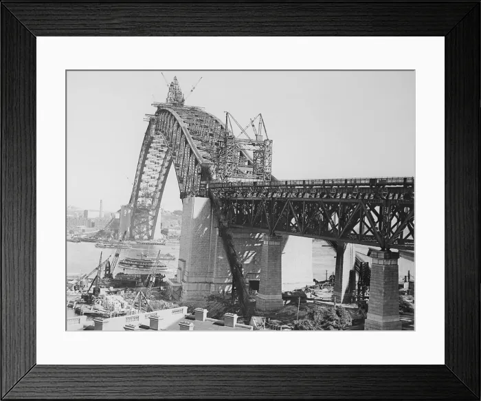 Framed Print : Larges Arch Bridge in Australia Framed Print : Larges Arch Bridge in Australia
