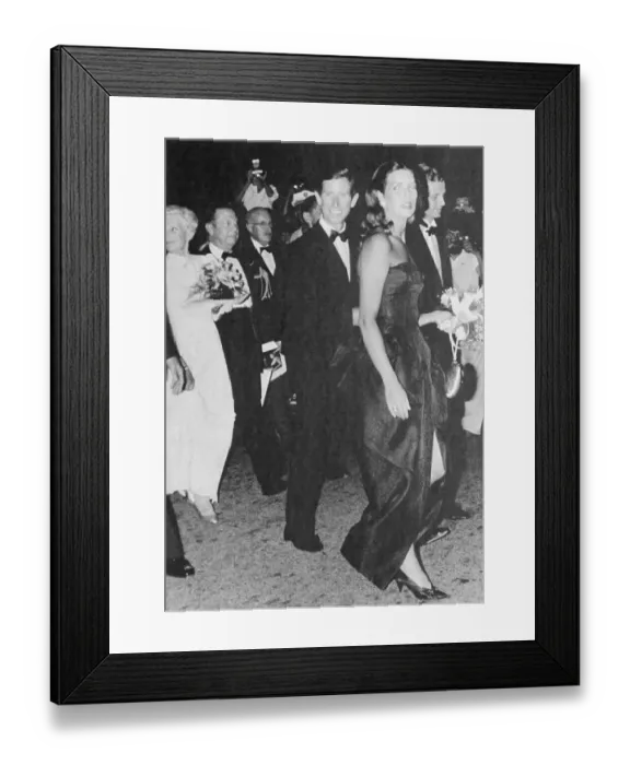 Framed Print : Princess Caroline and Prince Charles Framed Print : Princess Caroline and Prince Charles