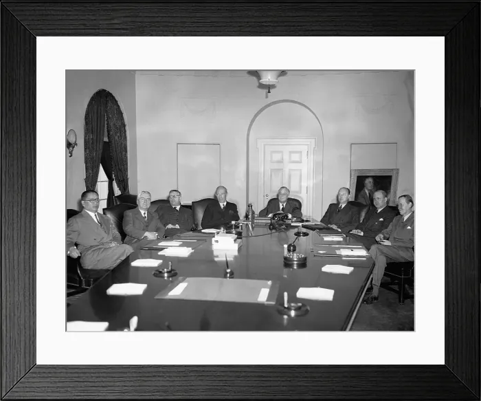 Framed Print : Pacific War Council Meeting Framed Print : Pacific War Council Meeting