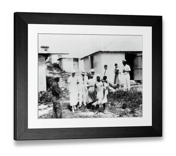 Framed Print : Eleanor Roosevelt In The Caribbean Framed Print : Eleanor Roosevelt In The Caribbean