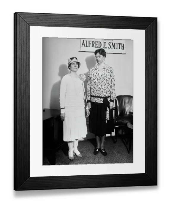 Framed Print : Nellie Ross And Eleanor Roosevelt Framed Print : Nellie Ross And Eleanor Roosevelt