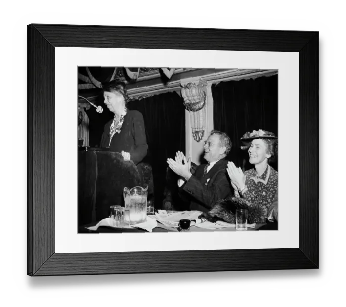 Framed Print : Eleanor Roosevelt, Sidney Hillman And Dorothy Bellanca At Union Convention Framed Print : Eleanor Roosevelt, Sidney Hillman And Dorothy Bellanca At Union Convention