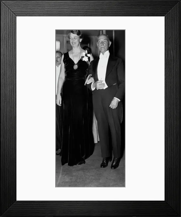 Framed Print : Eleanor Roosevelt And Norman De Whitehouse Framed Print : Eleanor Roosevelt And Norman De Whitehouse