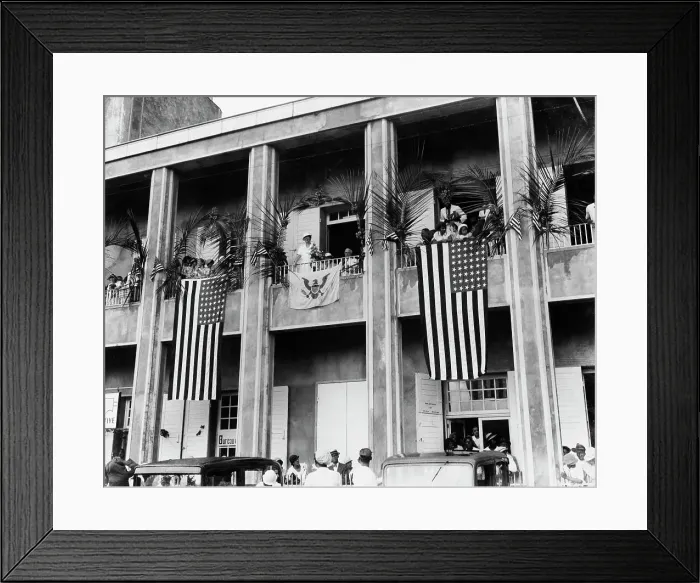 Framed Print : Eleanor Roosevelt Visiting The Caribbean Framed Print : Eleanor Roosevelt Visiting The Caribbean