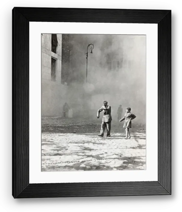 Framed Print : Naples Post Office Bombing Framed Print : Naples Post Office Bombing