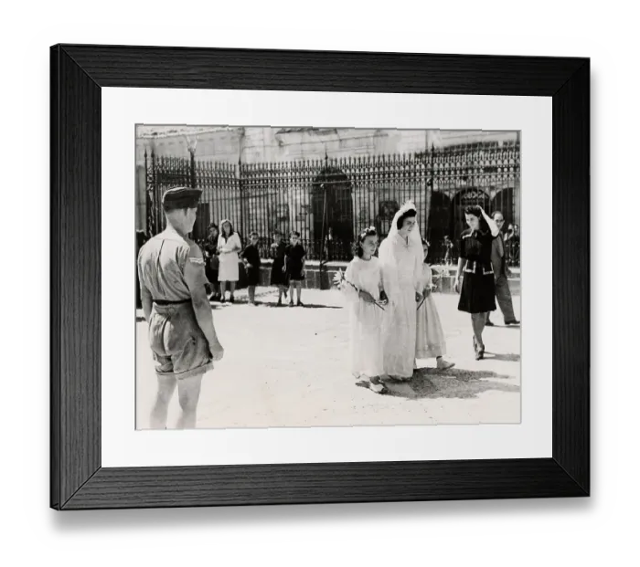 Framed Print : A Bride In Sicily Framed Print : A Bride In Sicily