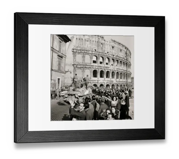 Framed Print : US Army Tank In Rome Framed Print : US Army Tank In Rome
