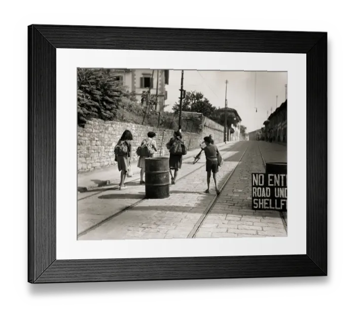 Framed Print : Florence After Liberation Framed Print : Florence After Liberation