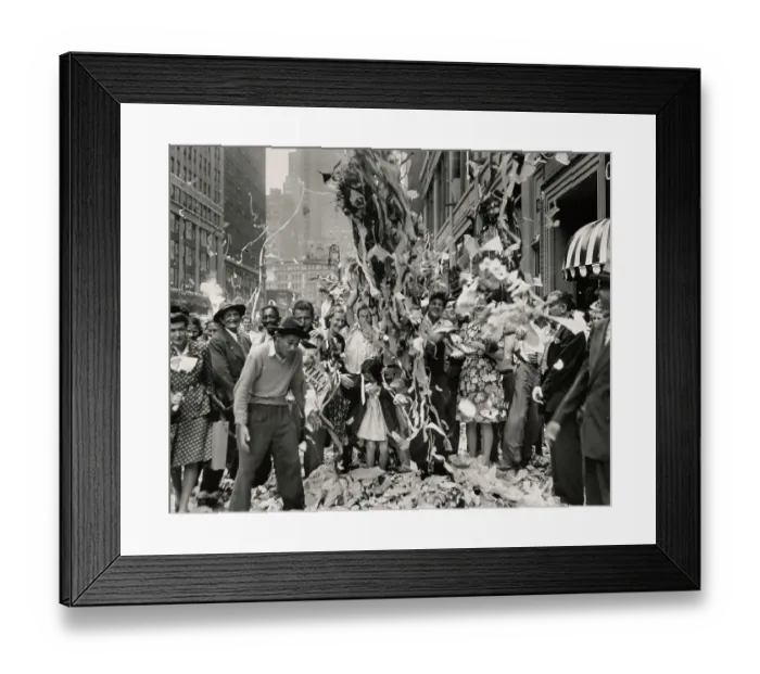 Framed Print : Ticker-Tape Celebration Framed Print : Ticker-Tape Celebration